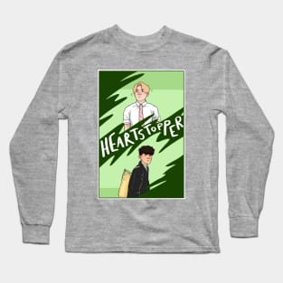 Nick and Charlie - heartstopper comic redraw Long Sleeve T-Shirt